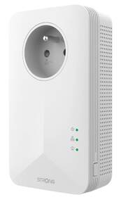 Síťový rozvod LAN po 230V Strong CPL 1000 Duo FR V2 bílá barva

