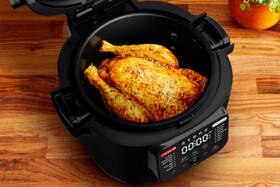Multifunkční hrnec Tefal MY741CF0 Multicook Actifry černá barva
