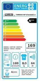 Sušička prádla Miele TMM 840 WP bílá barva
