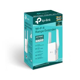 Wi-Fi extender TP-Link RE705X WiFi6 bílá barva
