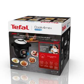 Multifunkční tlakový hrnec Tefal Cook4me+ Connect CY855830 černá barva
