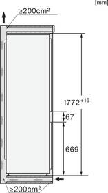 Chladnička s mrazničkou Miele KFN 7733 F 
