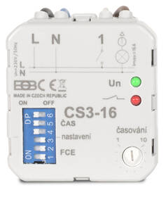 Spínač časový Elektrobock CS3-16, multifunkční 

