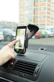 Držák na mobil GoGEN s bezdrátovým nabíjením, fastcharge, 10W černá barva
