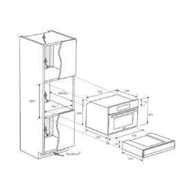 Mikrovlnná trouba Haier HWO45NB6B0B2 černá barva
