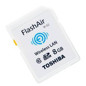 Paměťová karta Toshiba SDHC 8GB Flash Air Class 10 Wifi bílá barva
