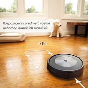 Robotický vysavač iRobot Combo j5+ (PH Amethyst) černá barva
