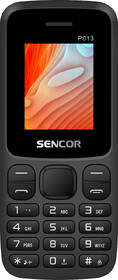 Mobilní telefon Sencor Element P013 černá barva
