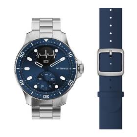 Chytré hodinky Withings Scanwatch Horizon - Special Edition 43mm modrá barva
