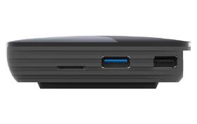 Multimediální centrum XtendLan Android TV box HK1T černá barva

