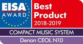 Mikrosystém Denon RCD-N10 CEOL + repro SCN-10-W bílá barva
