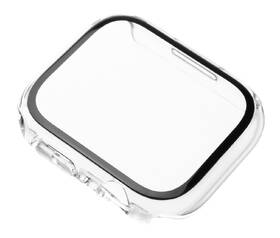 Ochranné pouzdro FIXED Pure s temperovaným sklem na Apple Watch 45mm průhledná
