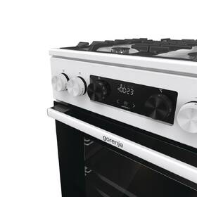 Kombinovaný sporák Gorenje GKS5C73WF bílá barva
