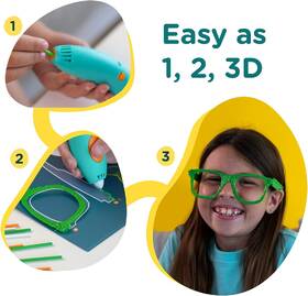 3D pero 3Doodler Start+ a 72 náplní + 10 šablon 
