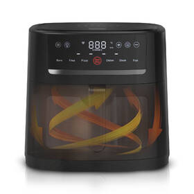 Fritéza horkovzdušná Rohnson R-2834 SmartChef XL Wi-Fi 8 l černá barva
