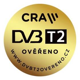 Set-top box Zircon FIRE s DVB-T2 s HEVC (H.265) černá barva
