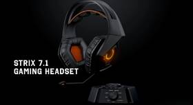 Headset Asus 7.1 černá barva
