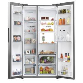 Americká lednice Haier HSW79F18ANMM nerez
