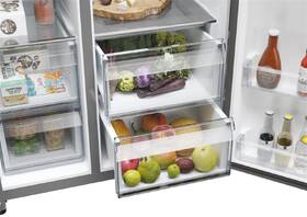 Americká lednice Haier HSW79F18ANMM nerez
