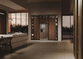 Americká lednice Haier HSW79F18CIMM nerez

