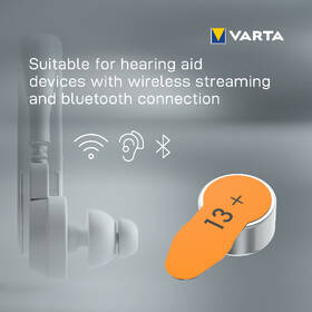 Baterie do naslouchadel Varta Hearing Aid Battery 13, blistr 6ks 
