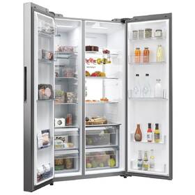 Americká lednice Haier HSW79F18ANMM nerez
