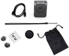 Digitální fotoaparát Canon V10 Vlogging Kit černá barva
