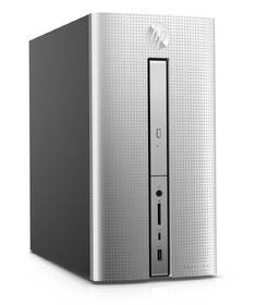 Stolní počítač HP 570-p051nc stříbrná barva
