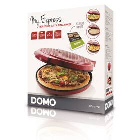 Pec na pizzu Domo DO9177PZ červená barva
