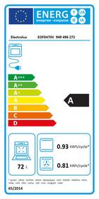 Trouba Electrolux EOF3H70V bílá barva
