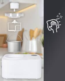 Zmrzlinovač Clatronic ICM 3784 bílá barva
