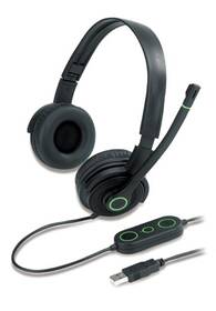 Headset Genius HS-03U Game černá barva
