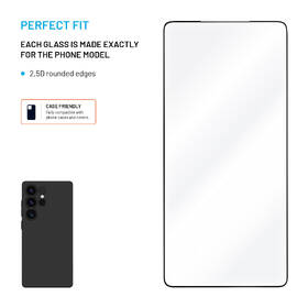 Tvrzené sklo FIXED Full-Cover na Samsung Galaxy S25 Ultra 5G černá barva
