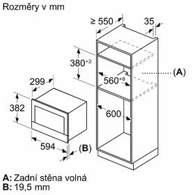 Mikrovlnná trouba Siemens BF722L1B1 černá barva
