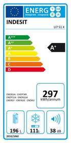 Chladnička s mrazničkou Indesit LI7 S1 X nerez
