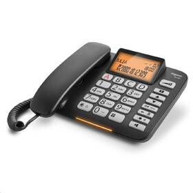 Domácí telefon Gigaset DL580 černá barva
