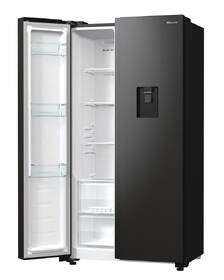 Americká lednice Hisense RS711N4WFE černá barva
