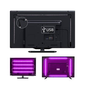 LED pásek Solight WIFI smart RGB pásek pro TV, 4x50cm, USB 
