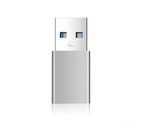 Redukce FIXED Link USB-C/USB-A šedá barva
