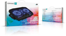 Chladící podložka pro NTB Connect IT FrostWind do 15,6" černá barva
