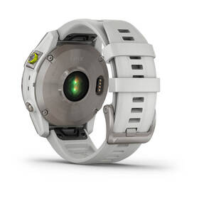 GPS hodinky Garmin epix (Gen 2) Sapphire - Titan/White Silicone Band 
