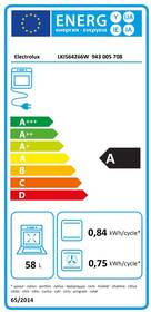 Indukční sporák Electrolux LKI564266W bílá barva
