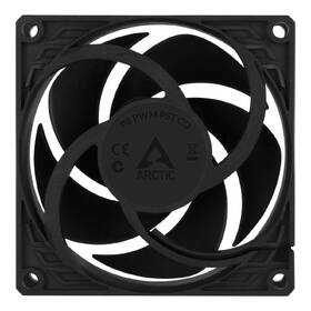 Ventilátor Arctic Cooling P8 PWM PST CO černá barva
