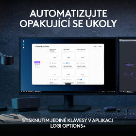 Klávesnice Logitech MX Keys S, CZ/SK layout - grafitová 
