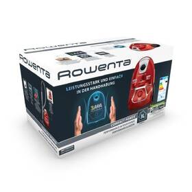 Podlahový vysavač Rowenta RO3953EA červená barva

