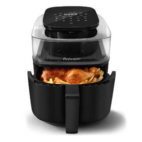 Fritéza horkovzdušná Rohnson R-2838 SmartChef Wi-Fi 5,5 l černá barva
