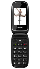 Mobilní telefon Evolveo EasyPhone FD červená barva
