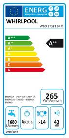 Myčka nádobí Whirlpool WBO 3T323 6P X 
