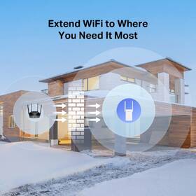 Wi-Fi extender Mercusys ME80X AX3000 bílá barva
