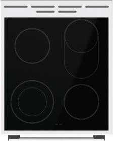 Sklokeramický sporák Gorenje GECS5C60WPA bílá barva
